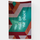 3'x 5'-banner spandoek (Verticaal)