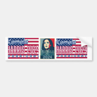 3x Kamala Harris Stickers 2024 Voor President