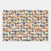 3x Sheets 10 Photo Template Rond Wrapping Paper (Voorkant)