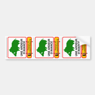 3x STICKER AUTO - EEN VOORDELAARD