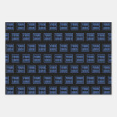  3x vellen Business Logo Wrapping Paper (Voorkant 3)