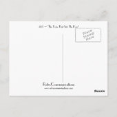 400 ~ "De trein die het pad instelt" Briefkaart (Achterkant)