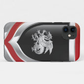 [400] IJslandse draak, Landvætir [Silver] Case-Mate iPhone Case (Achterkant (horizontaal))