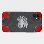 [400] IJslandse draak, Landvætir [Silver] Case-Mate iPhone Case (Achterkant (horizontaal))