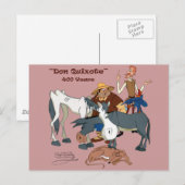 400 jaar Don Quichot @QUIXOTEdotTV Briefkaart (Voorkant / Achterkant)