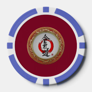 [400] Japanse kalligrafie - Aikido Poker Chips