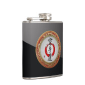 [400] Japanse kalligrafie - Karate-do Heupfles (Rechts)