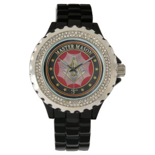 [400] Master Mason - 3rd graads Square & Compass Horloge