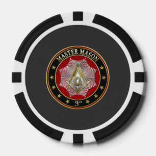 [400] Master Mason - 3rd graads Square & Compass Pokerchips