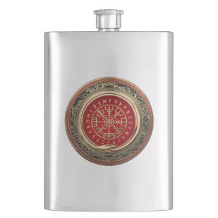 [400] Vegvisir - Viking Gold Magic Runass Flacon