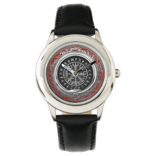 [400] Vegvisir - Viking Silver Magic Runass Horloge