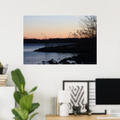 4015 Bay Sunset Poster (Thuiskantoor)