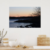4015 Bay Sunset Poster (Keuken)