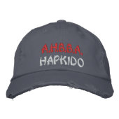 404 AHBBA Hapkido Blue Casquette (Devant)