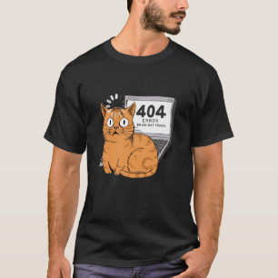404 Fout Hersenen Niet Gevonden Grappig Programmeu T-shirt