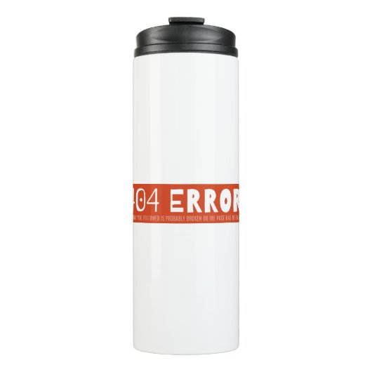 404 fout thermosbeker (Voorkant)