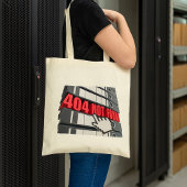 404 Foutbericht op de website niet gevonden Tote Bag