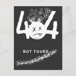 404 GEEN VERBINDING BRIEFKAART