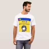 404 hersenen niet gevonden T-shirt (Voorkant volledig)