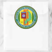 405e RRD-A - ASA Vietnam Ronde Sticker (Tas)