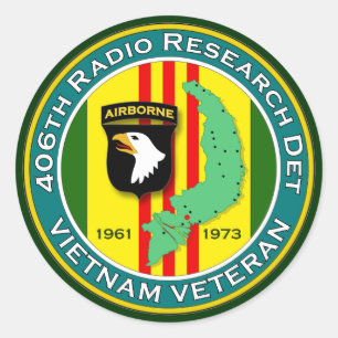 406ste RRD - ASA Vietnam Ronde Sticker
