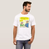 408 gebitten hemorroïde Cartoon T-shirt (Voorkant volledig)
