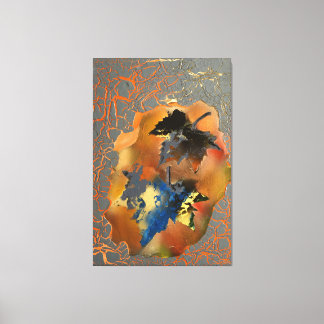 40,00 x 60,00 inch foglie morte canvas afdruk