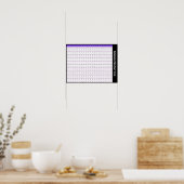 40 > 60 Tafelkaart | Tafelposter Poster (Keuken)