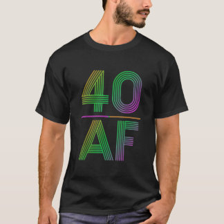 40 AF Vintage 40th Birthday Gift Classic T-shirt