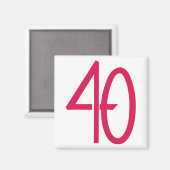 40 aimant rose (Recto/Verso)