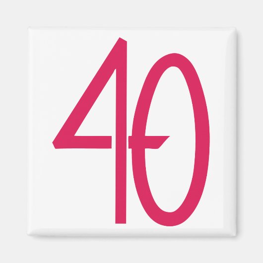 40 aimant rose (Devant)