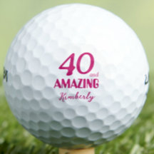 40 and Amazing Mom Gift - Roze 40e verjaardag