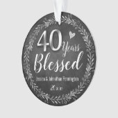 40 ans d'anniversaire de Mariage (devant)