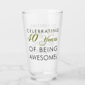 40 Ans De Verre À Fêter (Dos)