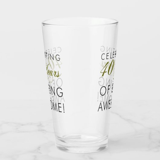 40 Ans De Verre À Fêter (Droite)