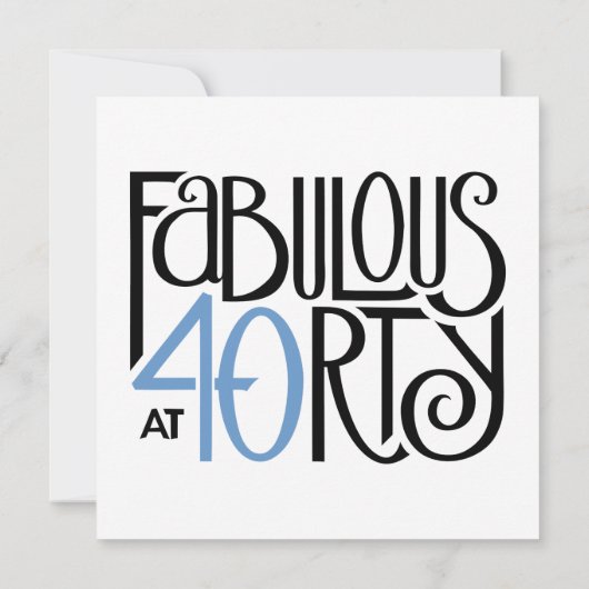 40 Black blue Invitation (Dos)