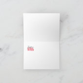 40 en Fabulous 40th Birthday Script Kaart (Binnen)