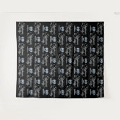 40 en Fabulous Glitter Achtergrond Stap en Herhaal Wandkleed (Voorkant (horizontaal))