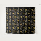 40 en Fabulous Glitter Backdrop Step en Herhaal Wandkleed (Voorkant (horizontaal))