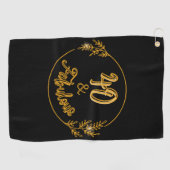 40 en Fabulous Golfhanddoek (Horizontaal)