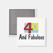 40 en Fabulous Magneet (Voorkant / Achterkant)