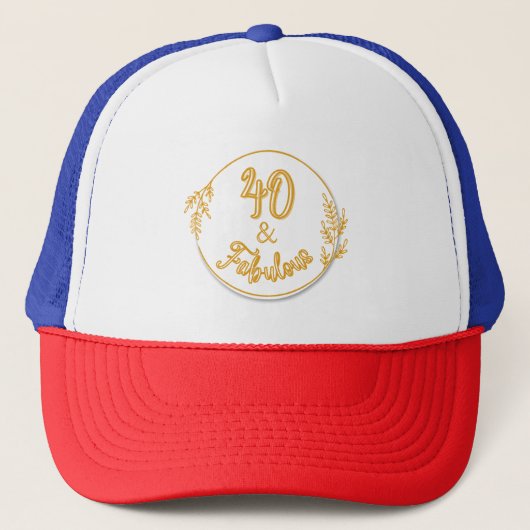 40 en Fabulous Trucker Pet (Voorkant)