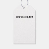 40 en fabulous zwart goud verjaardag cadeaulabel (Achterkant)