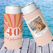 40 en fantastisch MET FOTO, retro verjaardag