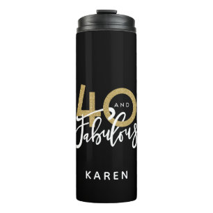 40 en fantastisch  thermosbeker