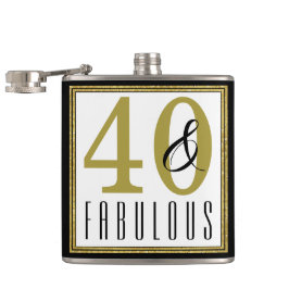 40- en feestdag heupfles