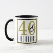 40- en feestdag mok (Links)