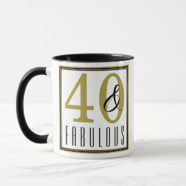 40- en feestdag mok