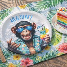 40 en Funky Summer Monkey 40e verjaardag