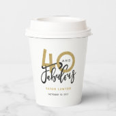 40 en geweldig papieren bekers (Achterkant)